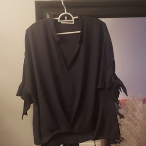 COPY - Dynamite tie sleeve blouse